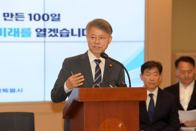 민형배 전남광주통합특별시장 "통합의 힘으로 더 큰 미래 열겠다"