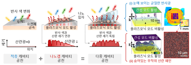 육안으론 같은 색, 확대하면 다른 '빛의 지문'…GIST·KAIST 나노 보안소자 개발