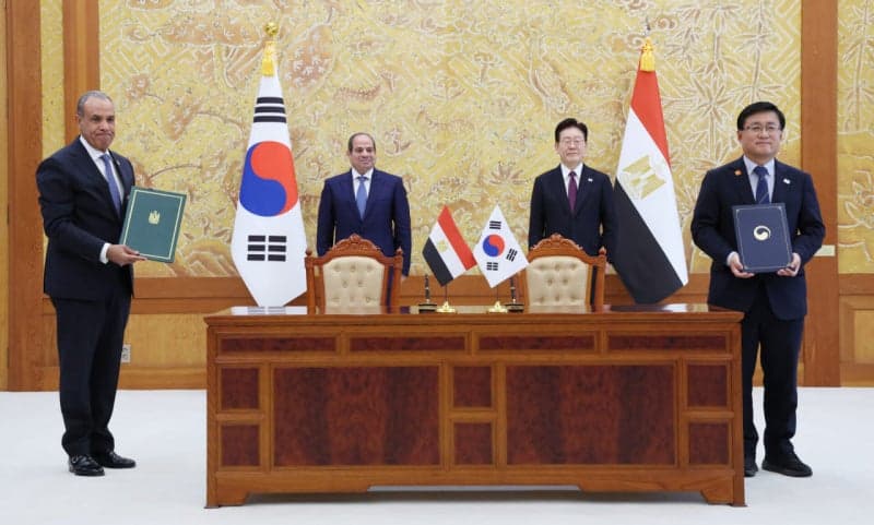 한국-이집트, 청정에너지 및 전력 인프라 협력 양해각서 체결