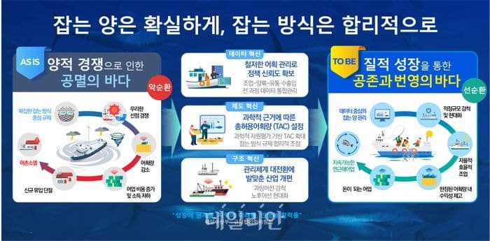 연근해어업 관리체계 대전환…'잡는 방식' 규제 줄이고 '잡는 양' 관리 강화