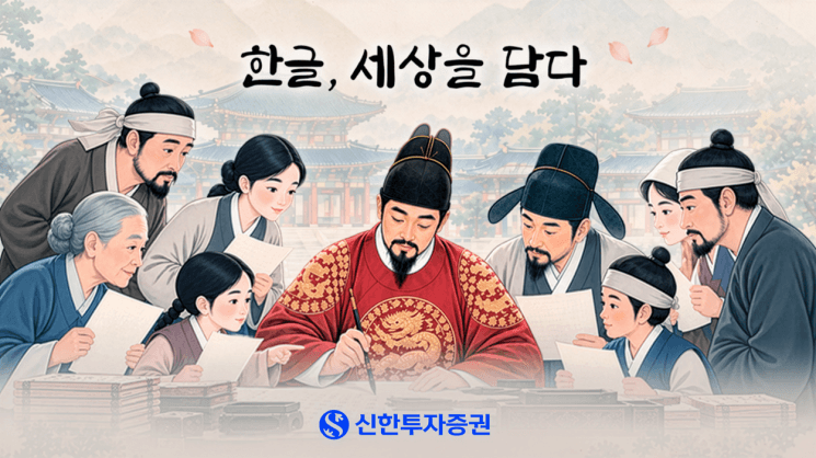 신한투자증권, 한글날 100주년 기념 영상 '한글, 세상을 담다' 공개