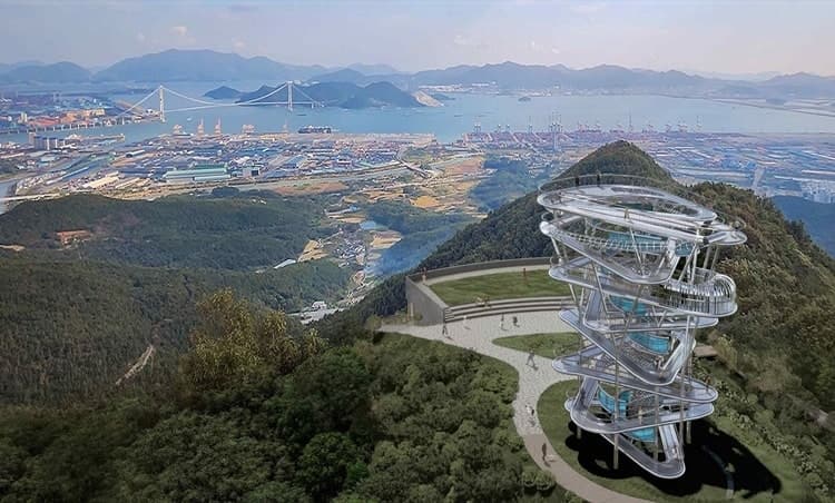 포스코, 광양 구봉산에 365m ‘파노라마 워크’ 조성…새 랜드마크 탄생