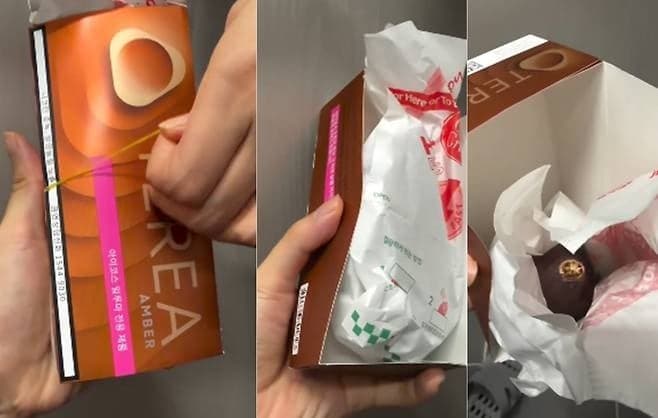 담배 상자에 담겨온 군고구마…위생 논란에 결국 폐기
