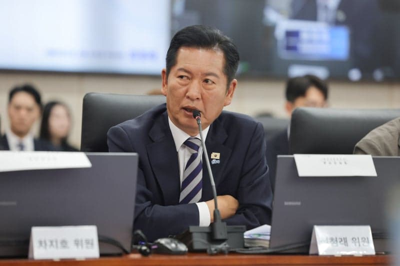 정청래 美 비자 심사 보류로 미주 국감 불발…정치권 공방 격화