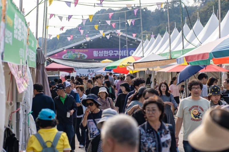 제22회 횡성한우축제, 방문객 40만 명·매출 44억 원으로 역대 최고 기록 달성