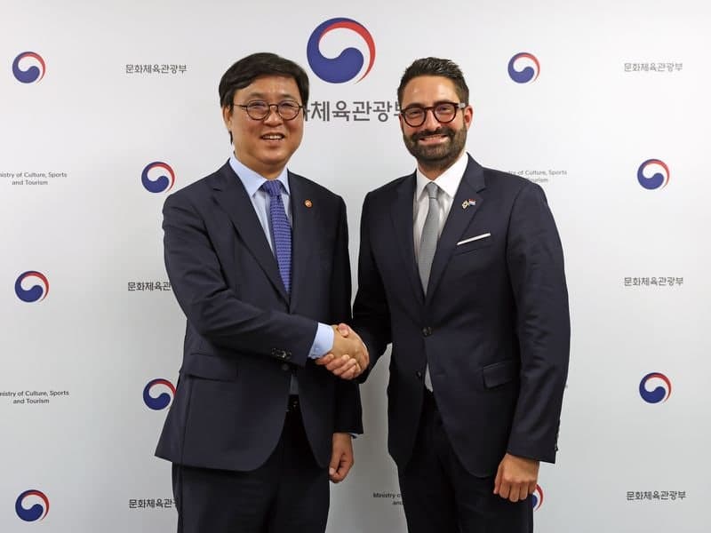 최휘영 문체부 장관, 룩셈부르크와 영화·게임·관광 문화 협력 확대 논의