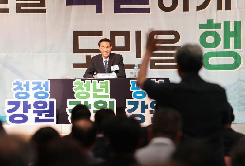 우상호 강원지사, 18개 시군 개별 면담 마무리…내년부터 현장 순회 간담회 추진