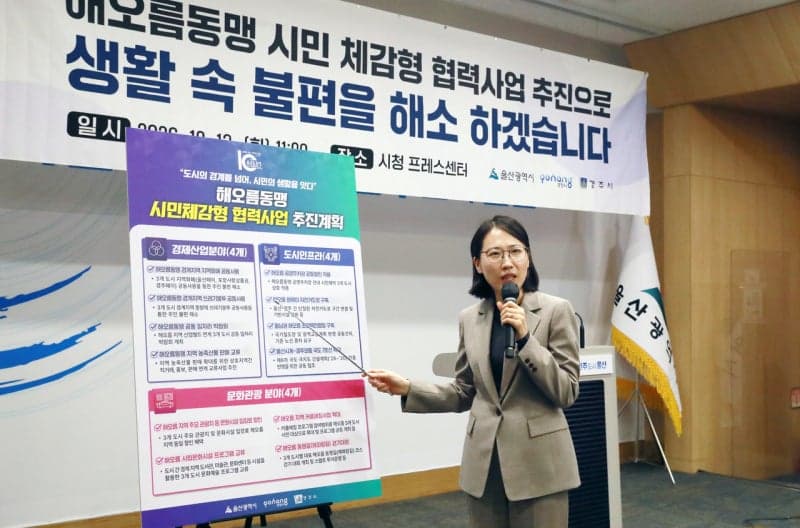 울산·포항·경주, 지역화폐·종량제봉투 공동 사용 등 12개 생활밀착형 협력 추진