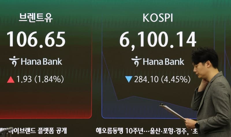중국발 반도체 쇼크에 코스피 6000선 붕괴…외인 2조 매도에 사이드카 발동