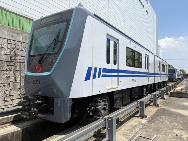 광주도시철도 2호선 전동차 첫 반입…2028년 개통 시계 본격 가동