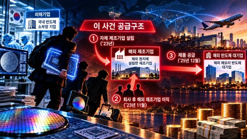 "연봉 2배" 제안에 반도체 검사 핵심기술 해외로 빼돌린 전직 임직원들 기소