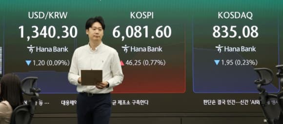 코스피, 5일간의 급락 멈추고 저가 매수세 유입에 2%대 반등