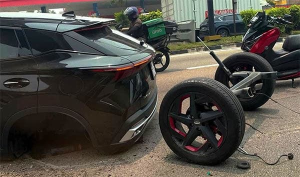 주행 중 뒷바퀴 2개 빠진 중국산 SUV, 안전성 논란에 8천여 대 리콜