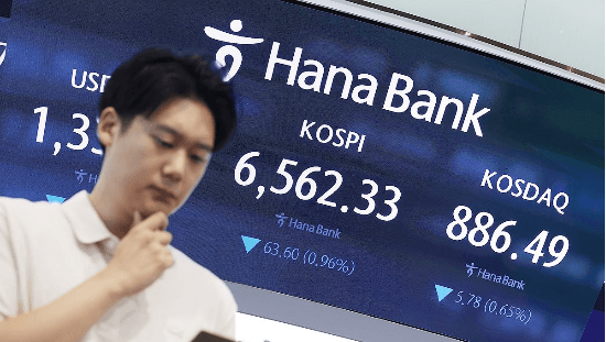 코스피 6거래일 연속 하락…6000선 턱걸이하며 반등 무산