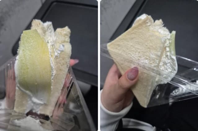 "멜론으로 회를 떴나"…백화점 9,500원 샌드위치 '부실' 논란