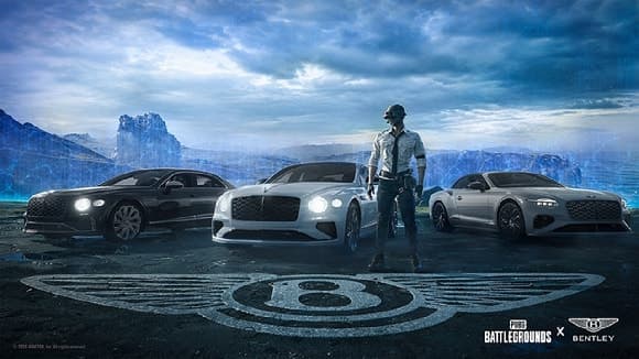 크래프톤, 배틀그라운드에 벤틀리 차량 스킨 3종 및 신규 PvE 모드 출시