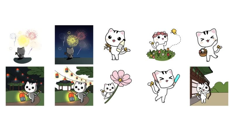고양특례시 대표 캐릭터 ‘고양고양이’ 카카오톡 이모티콘 16종 무료 배포