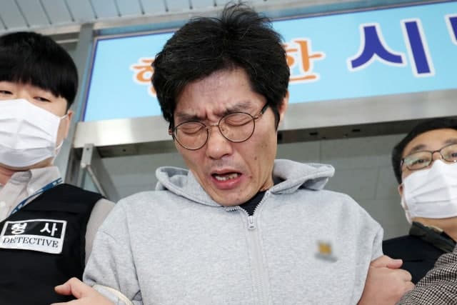 나주 60대 부부 살해하고 금품 뺏은 박용수 구속 송치