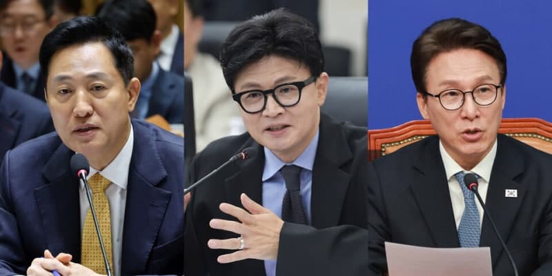 오세훈 서울시장, 주요 정치인 호감도 1위…한동훈·김민석 뒤이어