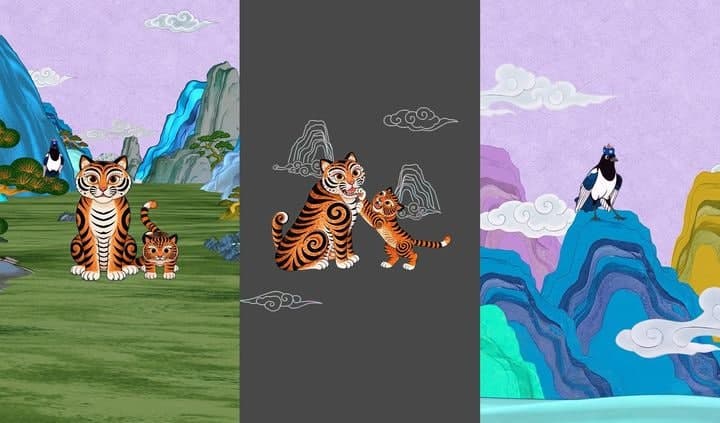 삼성전자, 조선 민화 '호작도' 갤럭시 테마 전 세계 무료 배포