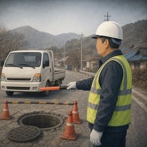 도로 정비 신호수와 70대 보행자, 잇따른 교통사고로 안타까운 사망