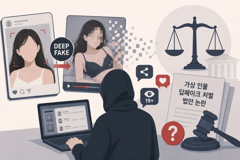 딥페이크 성범죄물 심의 8개월 만에 1만 7천 건 돌파, 작년 연간 수치 추월