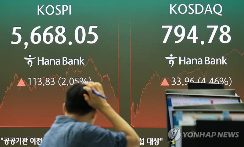 코스피 꺾이자 해외 거래소 '큰손'들…90% 이상 반등 베팅