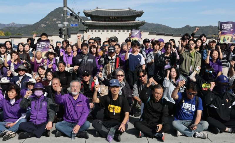 이태원 참사 4주기 앞두고 유가족 도심 행진…진상규명·책임자 처벌 촉구