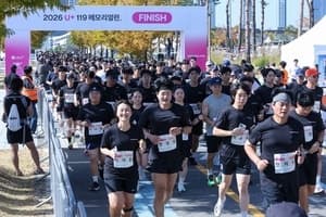 순직 소방관 이름 품고 달렸다…LG유플러스·소방청 추모 러닝 성료