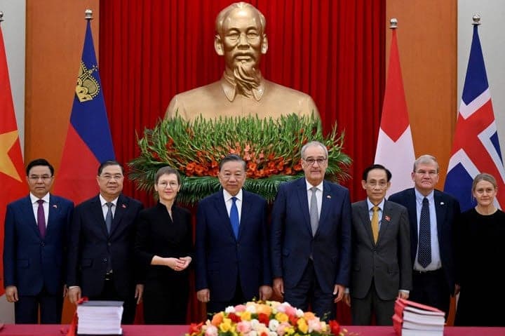 베트남·유럽자유무역연합(EFTA), 14년 만에 FTA 체결…교역 다변화 나선다
