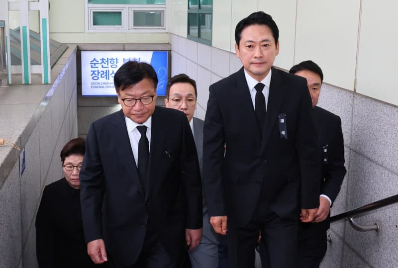 부천 순직 소방관 빈소 찾은 정치권…“소방대원 안전, 국가가 책임져야”