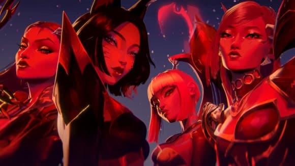 라이엇 게임즈 가상 걸그룹 K/DA, 6년 만의 신곡 '파이어스타터' 공개