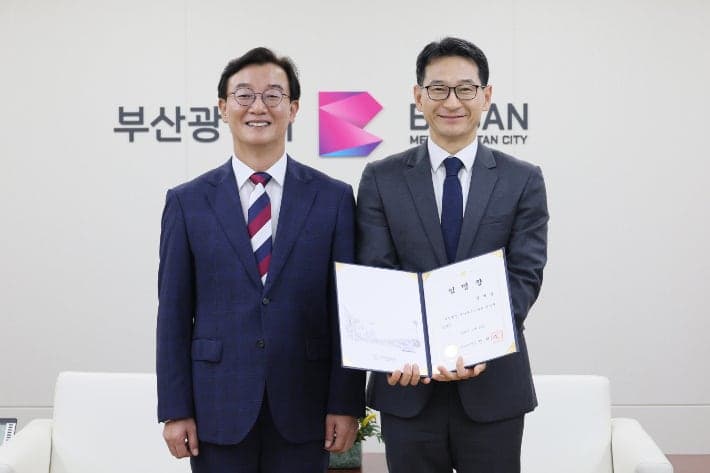 심재운 제10대 부산테크노파크 원장 취임…첫 행보는 '현장 소통'