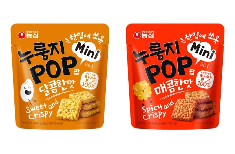 농심, 누적 매출 300억 ‘누룽지팝’ 미니 사이즈로 라인업 확대