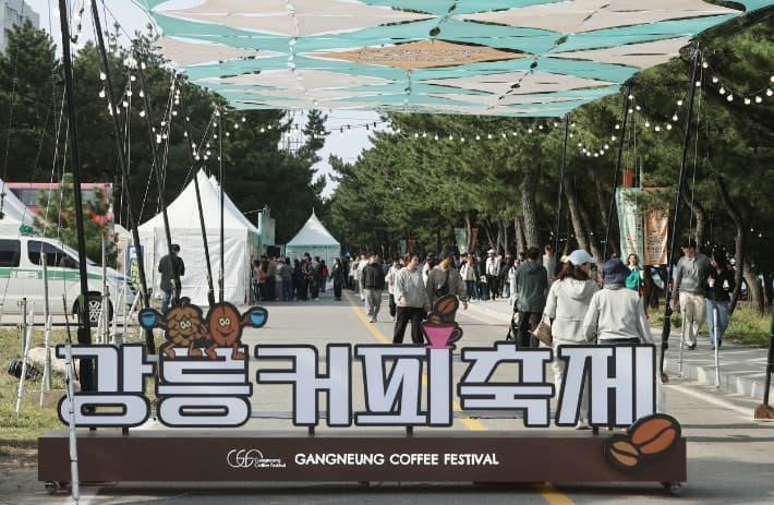 350m 노천카페서 바다 향기 즐긴다…제18회 강릉커피축제 개막