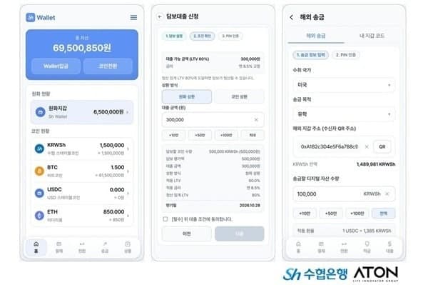 스테이블코인으로 적금·대출…아톤-수협은행 검증, 메리츠증권은 토큰화 사업 시동
