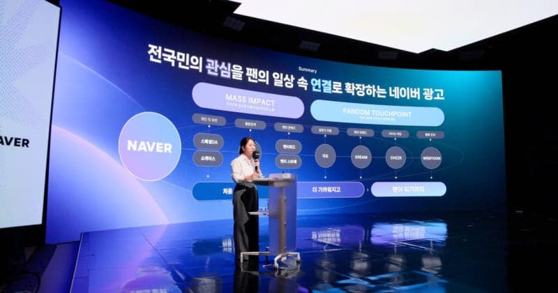 네이버, K팝 팬덤 겨냥한 온·오프라인 통합 광고 전략 공개