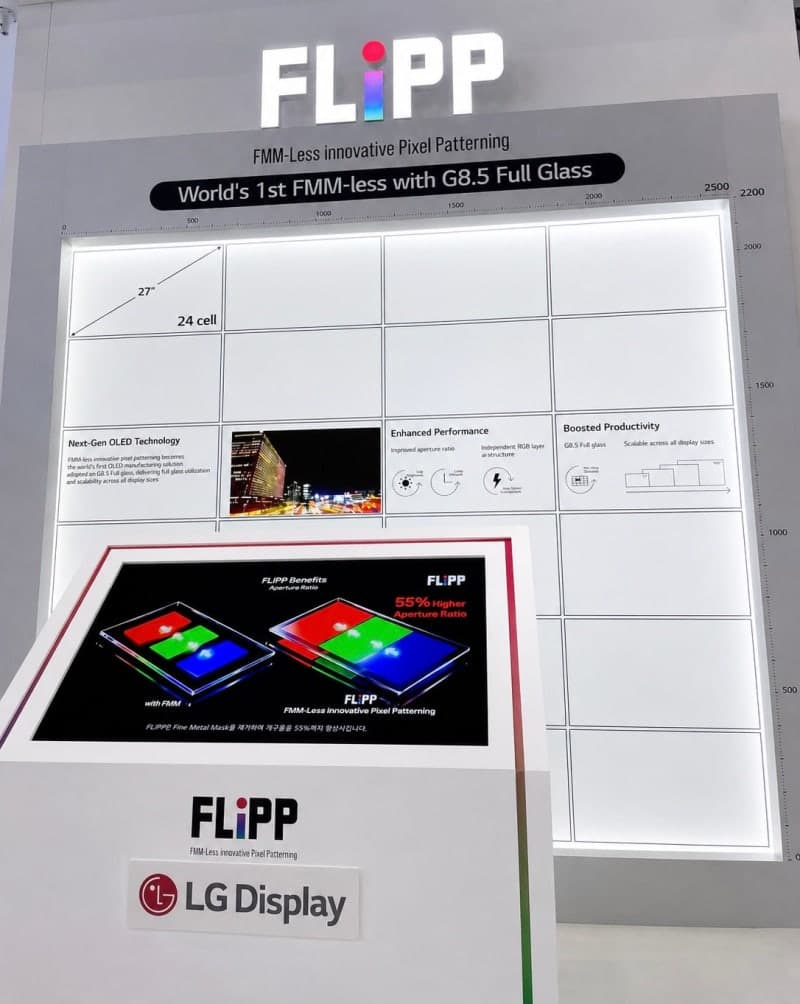 LG디스플레이, 차세대 OLED 기술 '플립' 공개…투자 시점은 신중 모드