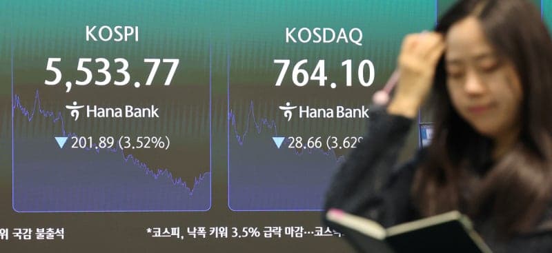 반도체 흔들리자 코스피 3.5% 급락…'W자형' 반등 가능할까