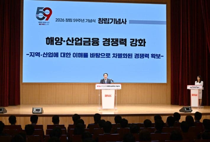 BNK부산은행, 창립 59주년 맞아 "해양·산업금융 경쟁력 강화" 나선다