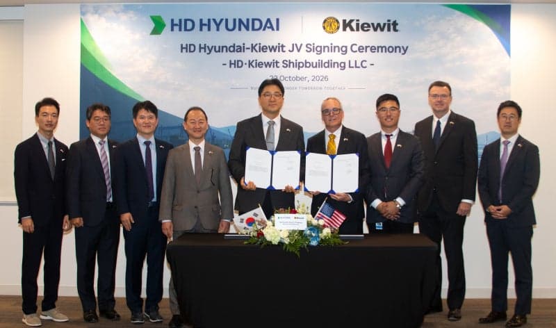 HD현대, 美 키윗과 합작법인 'HD키윗조선' 설립…2029년 가동 목표