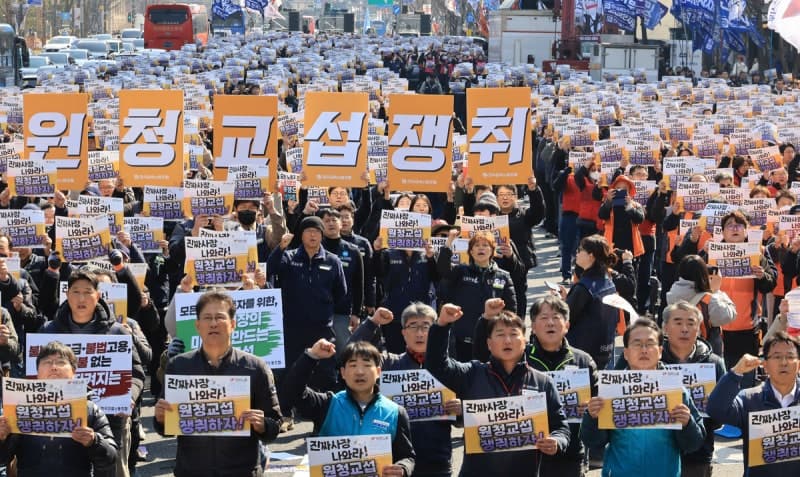 공공운수노조 "노란봉투법 빛 바래"…원청 교섭 보장 요구하며 총궐기