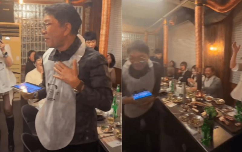 이수만, 신인 걸그룹 3관왕에 고깃집서 '골든벨'…팔찌 선물까지