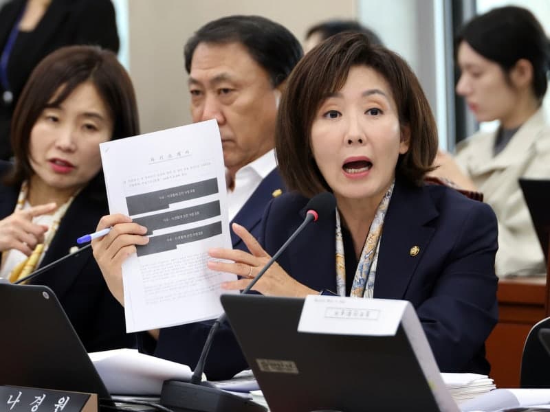나경원 "법무장관 하마평 박균택·양부남, 대통령 자기 변호인 앉히나"