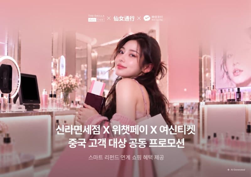 신라면세점, 위챗페이·여신티켓과 손잡고 중국 관광객 공략 강화