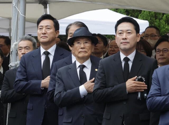 무죄 선고 뒤 보폭 넓히는 오세훈, 현역 의원들과 연쇄 공관 만찬