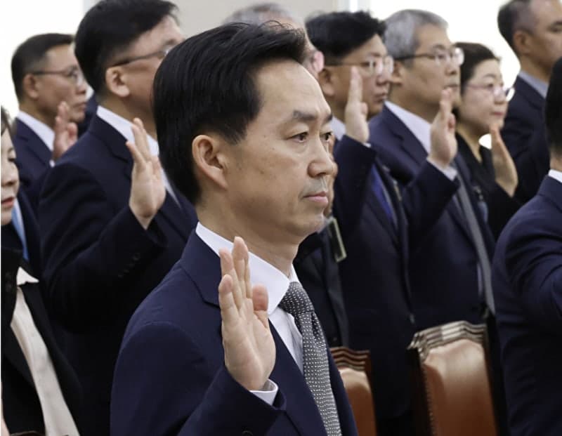 김지용 중대범죄수사청장 국감 첫 출석 "정치적 중립·엄정한 수사권 행사"