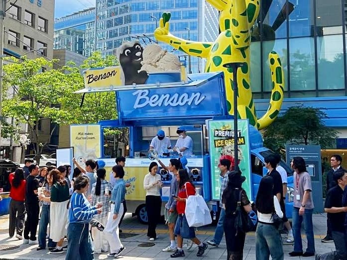 프리미엄 아이스크림 벤슨, 아워홈 품에 안겨 가맹사업 본격화