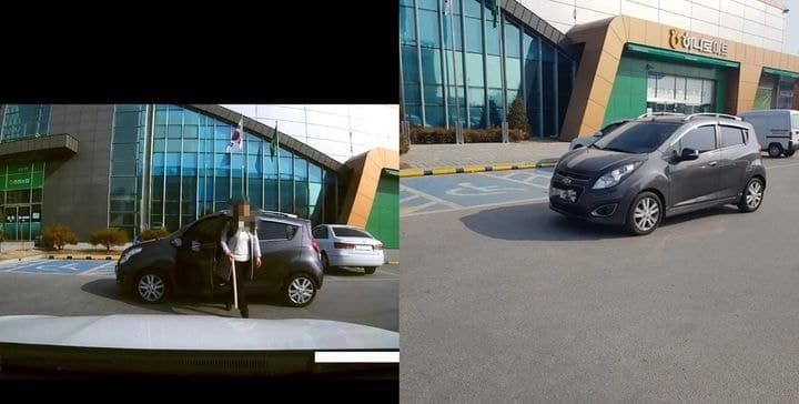 장애인 주차구역 막고 막대기 위협까지…경찰 고소 불가 안내에 제보자 결국 취소
