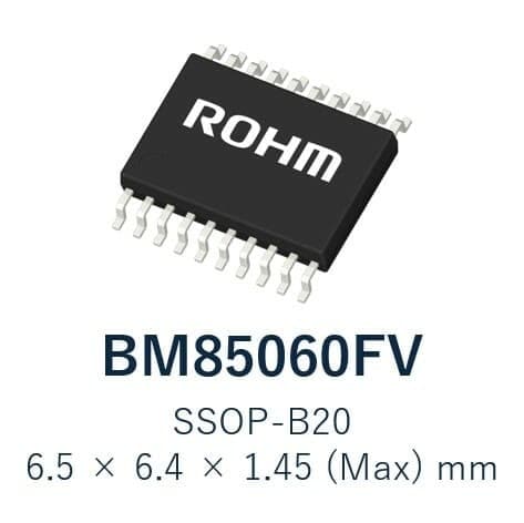 로옴, GaN 고주파 스위칭 대응 토템폴 역률 보정 컨트롤러 IC 'BM85060FV' 개발